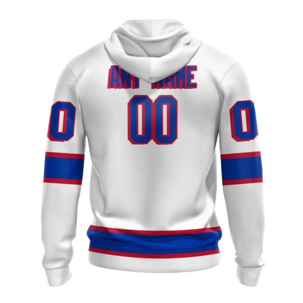 Hoodie NHL New York Rangers Special Whiteout Design St2401 - Image 2
