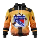 Hoodie NHL New York Rangers Special Zombie Design For Halloween St2305