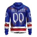Hoodie NHL New York Rangers, Specialized Design Jersey With Your Ribs For Halloween