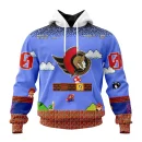 Hoodie NHL Ottawa Senators Special Kits With Super Mario Game Design