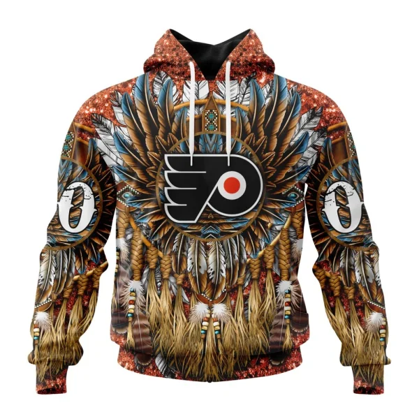 Hoodie NHL Philadelphia Flyers Special Native Costume Design St2201