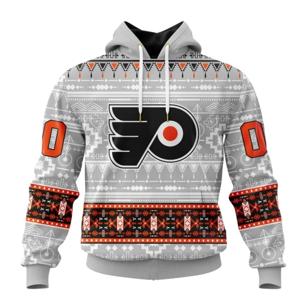 Hoodie NHL Philadelphia Flyers Special Native Design St2302