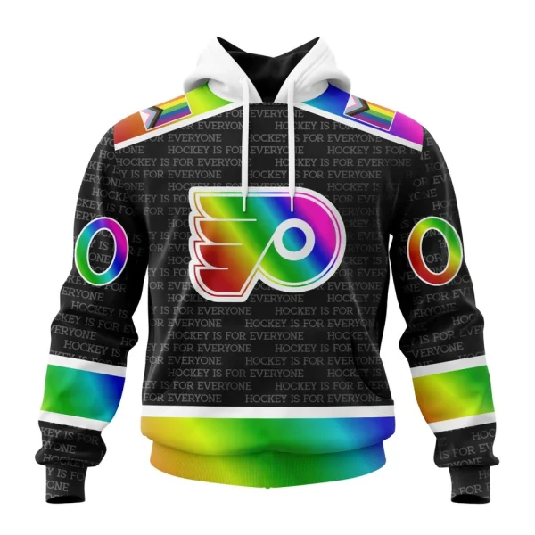 Hoodie NHL Philadelphia Flyers Special Pride Design Hockey Is For Everyone
