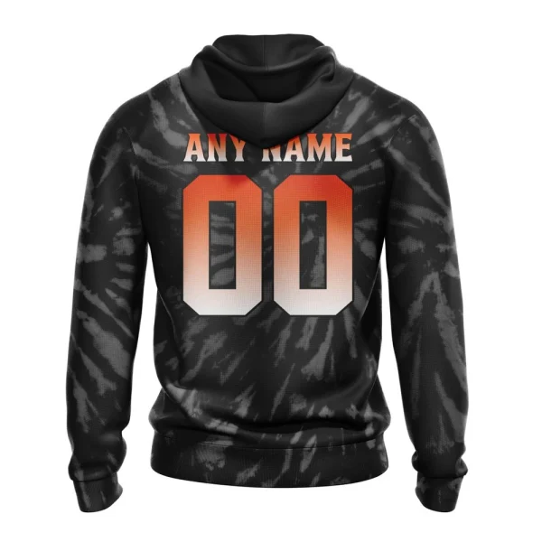 Hoodie NHL Philadelphia Flyers Special Retro Vintage Tie Dye St2201 - Image 2