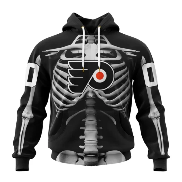 Hoodie NHL Philadelphia Flyers Special Skeleton Costume For Halloween St2301