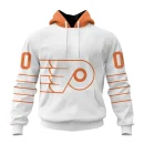 Hoodie NHL Philadelphia Flyers Special Whiteout Design St2401