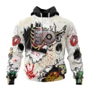 Hoodie NHL Philadelphia Flyers Special Zombie Style For Halloween St2304