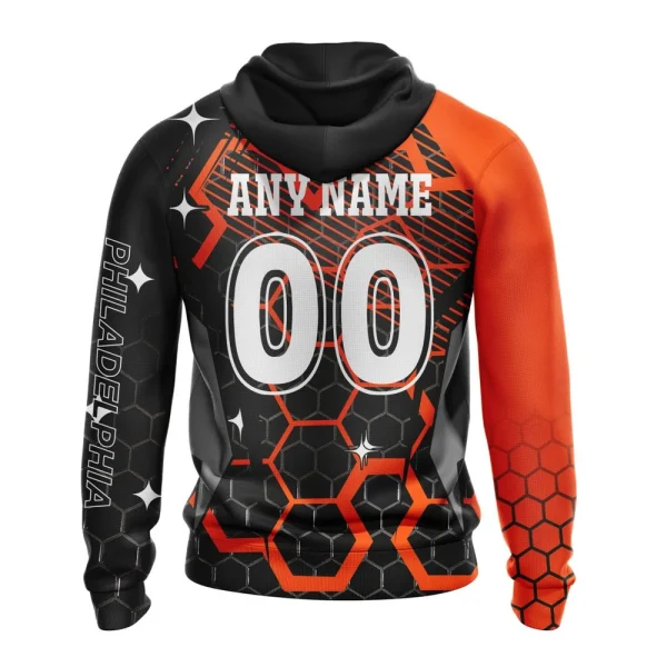 Hoodie NHL Philadelphia Flyers, Specialized Design With Motocross Syle V0222 - Image 2