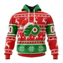 Hoodie NHL Philadelphia Flyers, Specialized Unisex Christmas Is Coming V02
