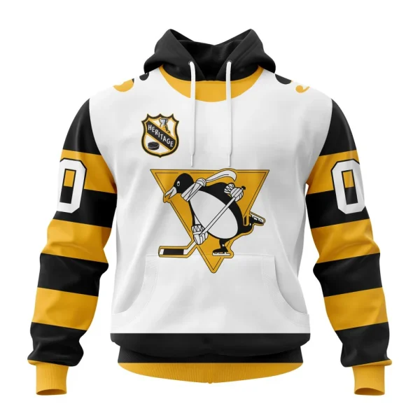 Hoodie NHL Pittsburgh Penguins Personalized Heritage Design St2401