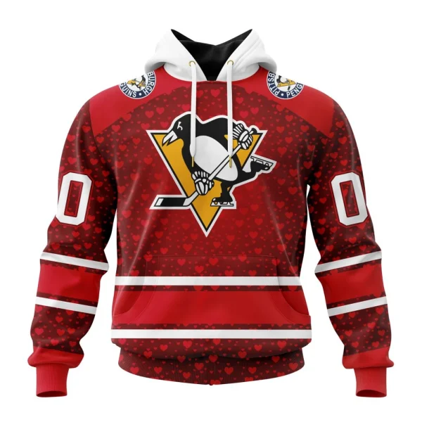 Hoodie NHL Pittsburgh Penguins Special Gift For Valentines Day St2401