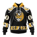 Hoodie NHL Pittsburgh Penguins Special Grateful Dead Design St2301