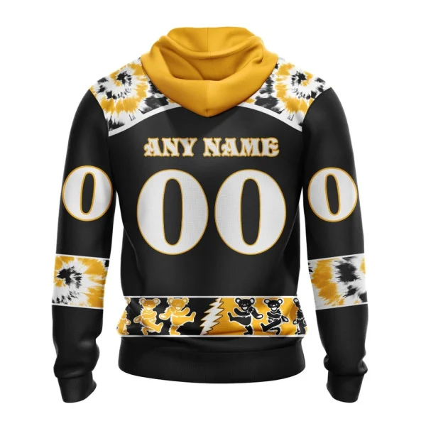Hoodie NHL Pittsburgh Penguins Special Grateful Dead Design St2301 - Image 2