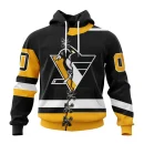 Hoodie NHL Pittsburgh Penguins Special Home Mix Reverse Retro Personalized Kits