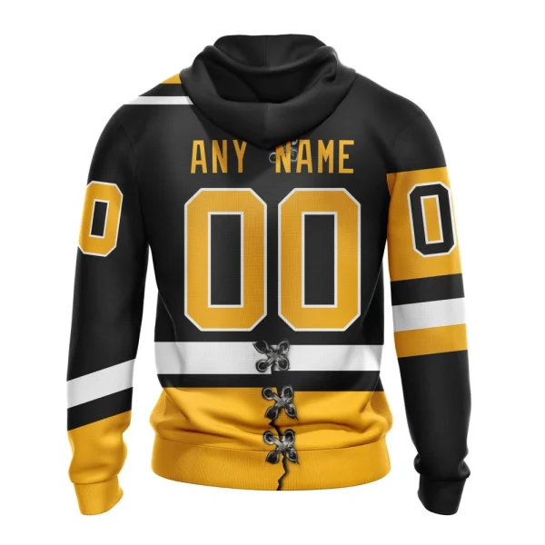 Hoodie NHL Pittsburgh Penguins Special Home Mix Reverse Retro Personalized Kits - Image 2