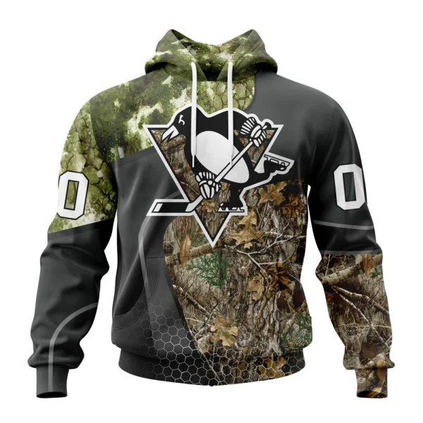 Hoodie NHL Pittsburgh Penguins Special Hunting Camo Design St2302