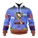 Hoodie NHL Pittsburgh Penguins Special Kits With Super Mario Game Design
