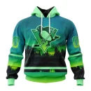 Hoodie NHL Pittsburgh Penguins Special Northern Lights Design St2302