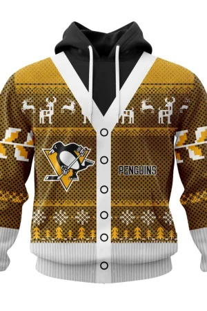 Hoodie NHL Pittsburgh Penguins, Specialized Chrismas Season