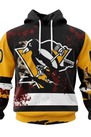 Hoodie NHL Pittsburgh Penguins, Specialized Design Jersey With Your Ribs For Halloween