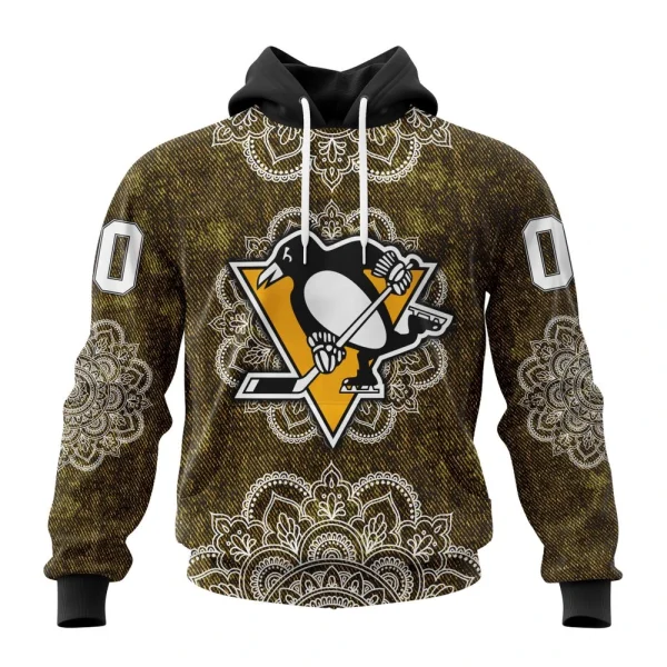 Hoodie NHL Pittsburgh Penguins, Specialized Mandala Style St2201