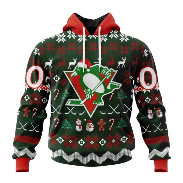 Hoodie NHL Pittsburgh Penguins, Specialized Unisex Christmas Is Coming