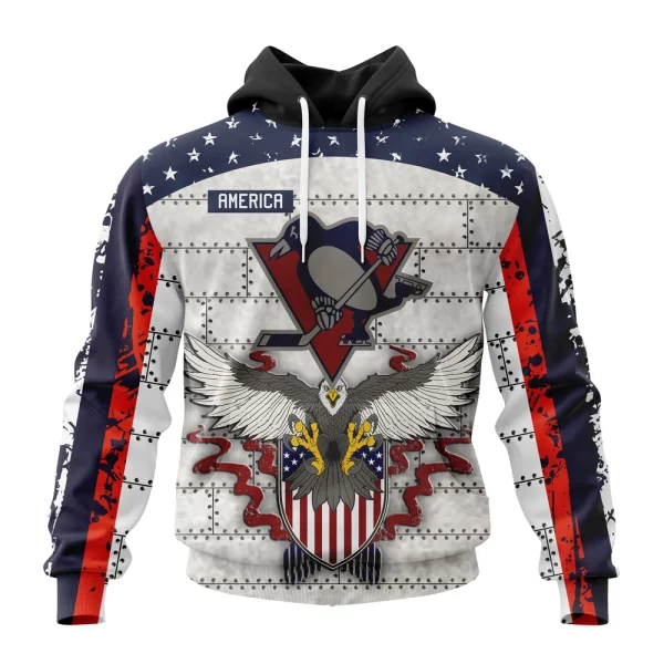 Hoodie NHL Pittsburgh Penguins, Specialized Unisex In Us Concepts V0222