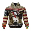 Hoodie NHL Pittsburgh Penguins, Specialized Unisex Kits Remember Pearl Harbor