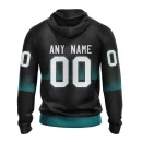 Hoodie NHL San Jose Sharks Special Black And Gradient Design St2301