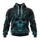 Hoodie NHL San Jose Sharks Special Design With Skull Art St2203