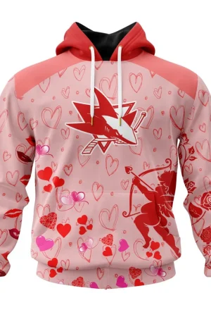Hoodie NHL San Jose Sharks Special Gift For Valentines Day St2402