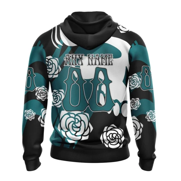 Hoodie NHL San Jose Sharks Special Grateful Dead Design St2305 - Image 2