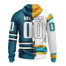Hoodie NHL San Jose Sharks Special Home Mix Reverse Retro Personalized Kits
