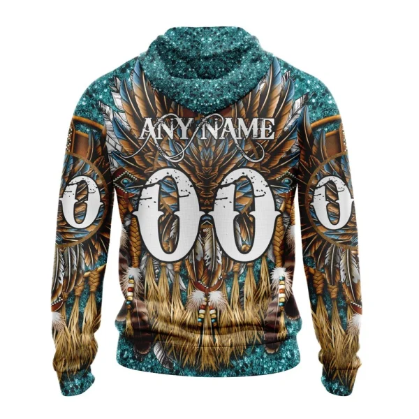 Hoodie NHL San Jose Sharks Special Native Costume Design St2201 - Image 2