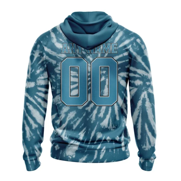 Hoodie NHL San Jose Sharks Special Retro Vintage Tie Dye St2201 - Image 2