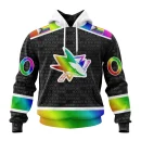 Hoodie NHL San Jose Sharks Special Pride Design Hockey Is For Everyone