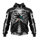 Hoodie NHL San Jose Sharks Special Skeleton Costume For Halloween St2301