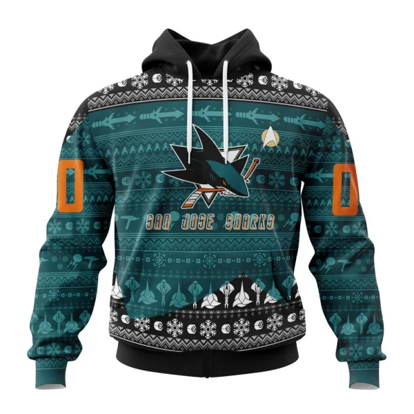 Hoodie NHL San Jose Sharks Special Star Trek Design St2201