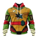 Hoodie NHL San Jose Sharks Special Teenage Mutant Ninja Turtles Design St2301