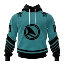Hoodie NHL San Jose Sharks Special Two-Tone Design St2401