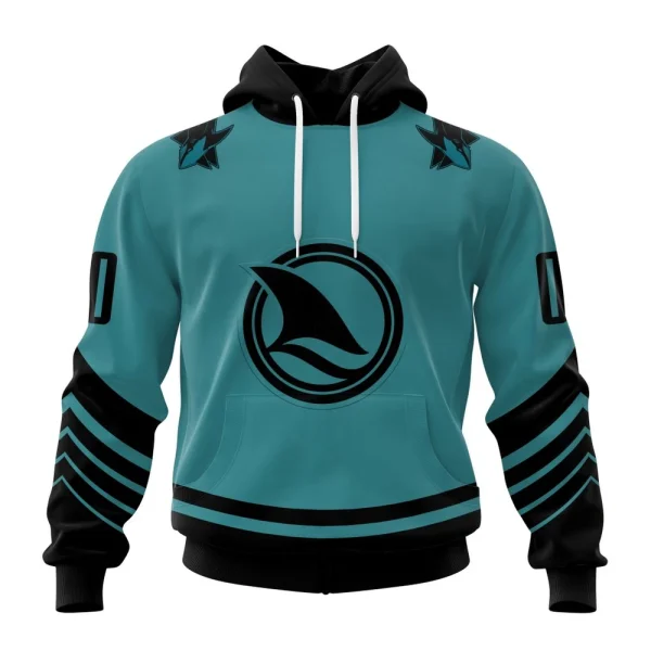 Hoodie NHL San Jose Sharks Special Two-Tone Design St2401
