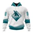 Hoodie NHL San Jose Sharks Special Whiteout Design St2401