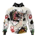 Hoodie NHL San Jose Sharks Special Zombie Style For Halloween St2304