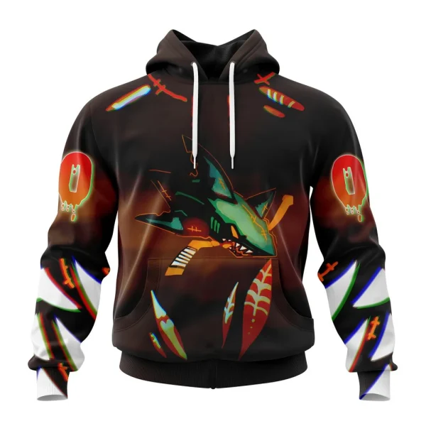 Hoodie NHL San Jose Sharks, Specialized Jersey For Halloween Night
