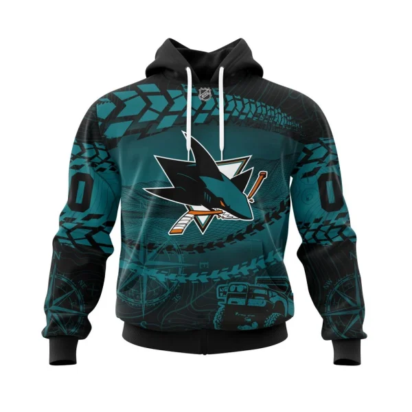 Hoodie NHL San Jose Sharks, Specialized Off Road Style St2201