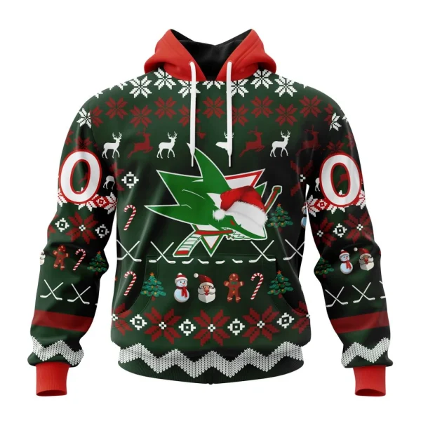 Hoodie NHL San Jose Sharks, Specialized Unisex Christmas Is Coming