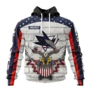 Hoodie NHL San Jose Sharks, Specialized Unisex In Us Concepts V0222