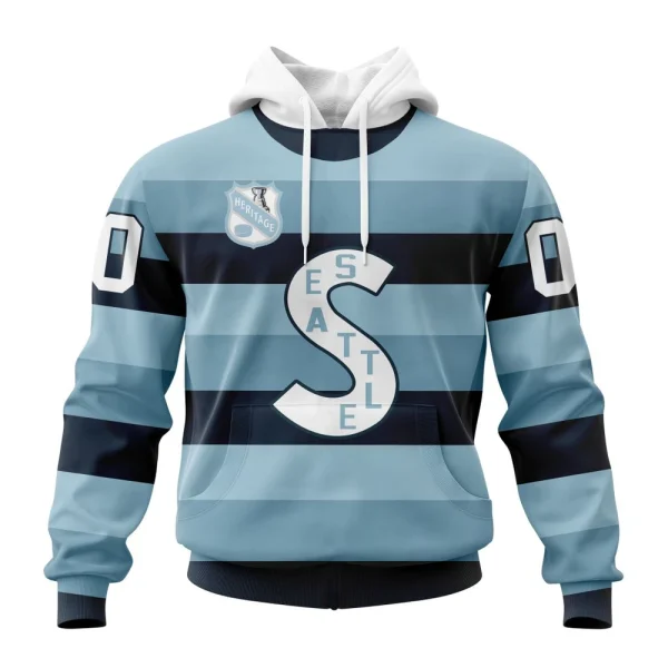 Hoodie NHL Seattle Kraken Personalized Heritage Design St2401