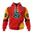 Hoodie NHL Seattle Kraken Special All-Star Game Design With Florida Sunset