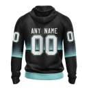 Hoodie NHL Seattle Kraken Special Black And Gradient Design St2301